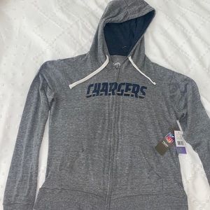 Chargers NFL Zip Up Hoodie - XXL fits more like a large